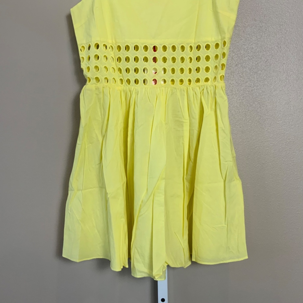 Solid & Striped Yellow Mini Dress - image 8